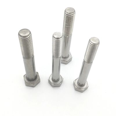 De prix usine 304 316 316L DIN 931 DIN 933 boulons et écrous de sortilège de l'acier inoxydable ensorcellent le boulon