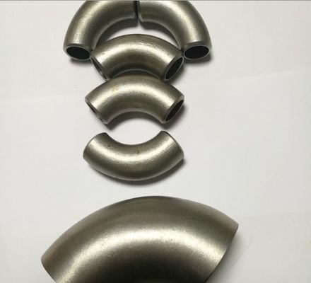 Montage de tuyau d'acier inoxydable de SS316L ASME B16.9 coude du conduit de 90 degrés