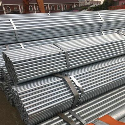 tubes galvanisés en zinc à chaud ASTM A53 EN10219 EN10240 BS1139 JIS G3444 Norme pour les structures