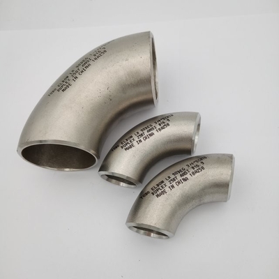 1" de rayon de 90 degrés de DST DN25 les garnitures de tuyau superbes du duplex 2205 de long écartent d'un coup de coude