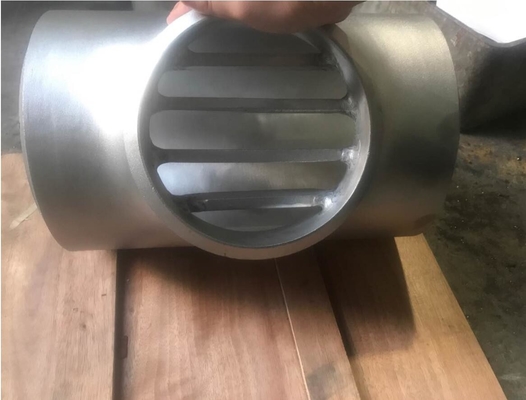 Pièce en t barrée par tuyau d'acier inoxydable UNS S31803/2205 6" d'ASTM B16.9 Duples X 6" SCH80
