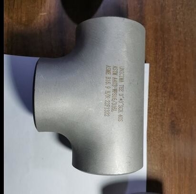 Pièce en t droite sans couture 8" de soudage bout à bout * 8" SCH-80S ASTM A403-WP316/316L ASME B16.9