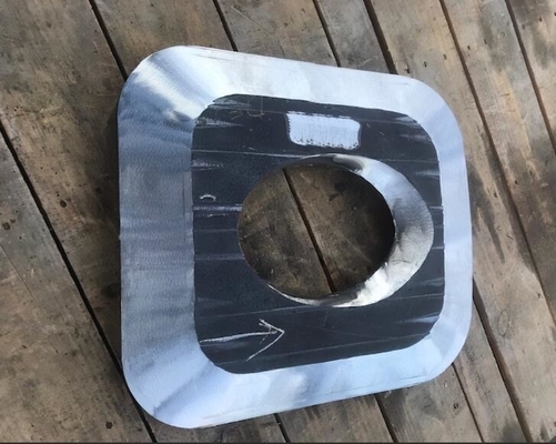 Branche de tuyau de montage de tuyau d'acier au carbone renforçant la protection 90 STD-SCH20 ASTM A516 gr. 70 50