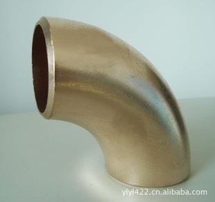 Les garnitures de tuyau cuivrent la courbure C70600 ASME B16.9 de rayon de short du coude 90D d'acier à nickel