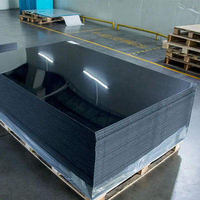 Feuille acrylique adaptée aux besoins du client en gros Lowes de miroir de noir brillant de fonte de taille