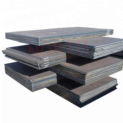 Plat laminé à chaud de feuille d'acier doux de l'acier ST37 ST52 du noir Q235B Q355B de feuille d'acier au carbone