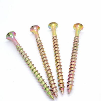 Les vis/boisent le traitement thermique du bois de haute qualité Pan Zinc Plated Chipboard Screw de vis