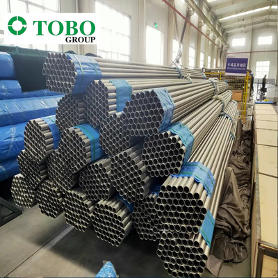 Tube titanique sans couture de pot d'échappement d'alliage de pouce GR1 GR2 GR5 GR7 GR9 TA1 TA2 TA7 TA9 de pouce 4 d'ASTM B338 3,5