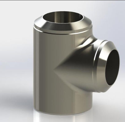 Norme ANSI argentée B16.9 de pièce en t des garnitures AL-6XN UNS N08367 d'acier inoxydable de duplex superbe