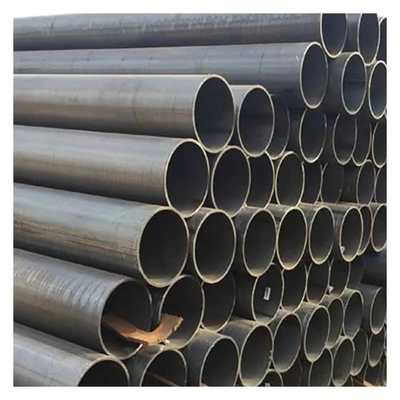 Api 5L/ASTM A106/A53 le noir sans couture de tuyau d'acier au carbone du diplômé B a peint le tube rond