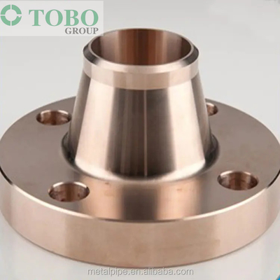 Les brides de cuivre C71500 (70/30) A105 de Cuni de nickel ont soulevé la bride de cou de soudure de visage