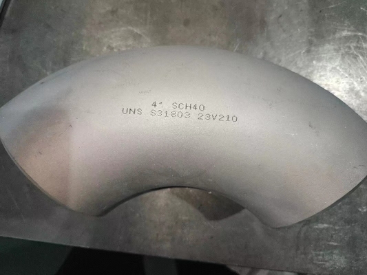 Les garnitures de tuyau duplex superbes écartent 90LR d'un coup de coude BW ASME B16.9 SMLS 4
