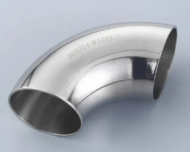 Accords de tuyauterie en alliage d'aluminium ASTM A213 T11 Argent SR Coude 90 degrés pour diverses applications de tuyauterie