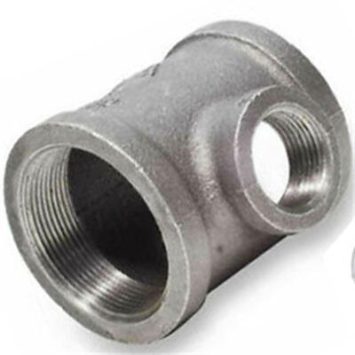 ASTM A182 304/316 Stainless Steel Reducing Tee, Forged Female NPT Threaded