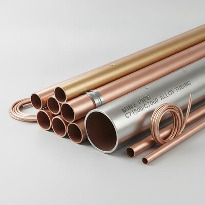 Épaisseur de paroi personnalisée Tubes et tubes en cuivre nickel résistant à la corrosion durable pour applications industrielles