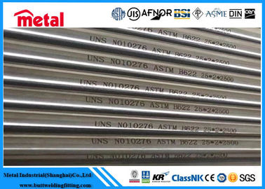 tuyau d'acier sans couture UNS NO10276 ASTM B622 d'alliage de nickel de 25mm*2mm*2500mm