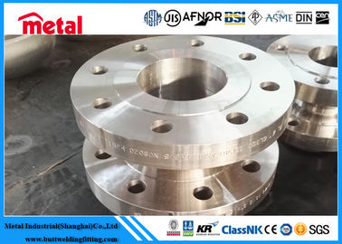 La bride de soudure WN rf de cou d'alliage de nickel d'ASTM B462 N08020 allient 20 SCH40