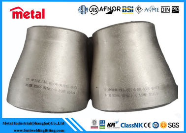 Réducteur argenté de Monel 400 UNS N04400 de réducteur de soudage bout à bout de tuyau d'alliage de nickel