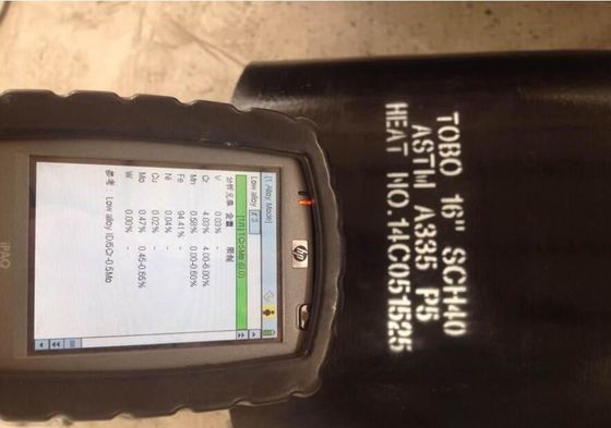 16 tuyau d'acier sans couture adapté aux besoins du client de pouce SCH40 ASTM A335