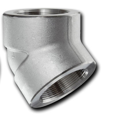 90 degrés SS304 Sch80 ont fileté le montage malléable de coude