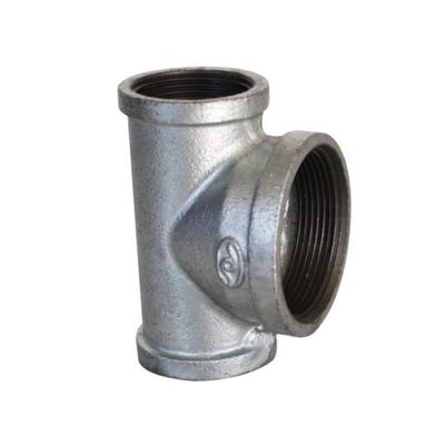 Pièce en t galvanisée noire de rond du montage de tuyau de WP310S 3-1/2 » Sch60