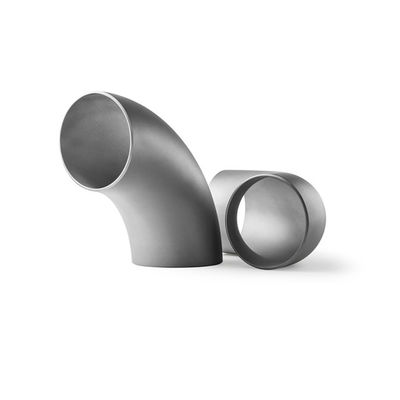 Garnitures de tube galvanisées adaptées aux besoins du client du rond 304 coude de 90 degrés