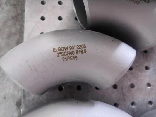 Les coudes soudés que le gigaoctet 90° 1.5D à angle droit a prolongé le mécanisme 1848 sans couture de courbure de rayon repassent les coudes pressés chauds d'acier au carbone