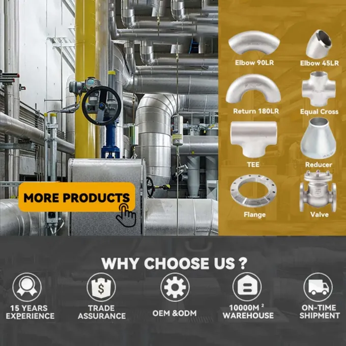 Pièce en t inoxydable duplex superbe UNS S32750 ASME B16.9 SCH10 de croix de BW de garnitures de tuyau d'acier 5