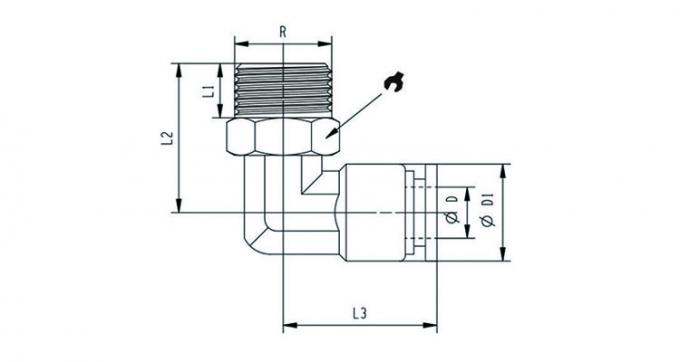 dernières nouvelles de l'entreprise Les raccords pneumatiques de haute qualité pour coude SSL 316 R1/8" 1/4" 3/8" 1/2" en acier inoxydable fileté 1