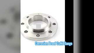 Bride CuNi 90/10 PN10, col à souder, face plate