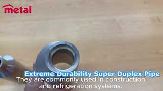 Solution de haute performance de tuyau d'acier inoxydable duplex superbe