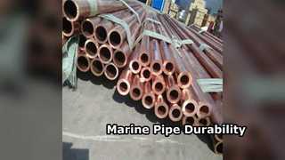 Tuyau en cuivre et nickel sans soudure 90/10 6" SCH40