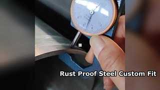 Diamètre personnalisé de plaque d'acier anticorrosion