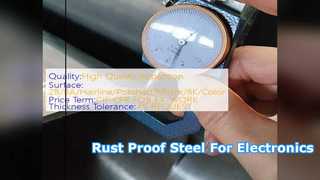 Équipement électrique antirouille de plaque d'acier