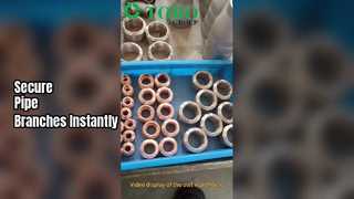 Présentation du produit : raccords de selle et de sortie en cuivre de qualité supérieure