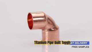 Tuyau d'échangeur de chaleur en titane ASTM B338 Gr2